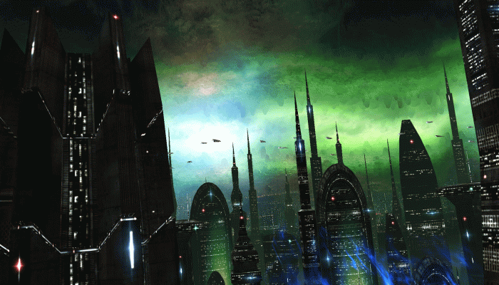 Alien City Wallpaper
