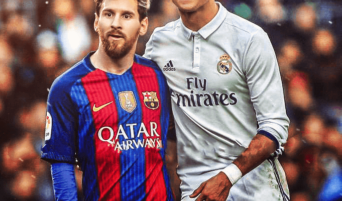 CR7 Over Messi Wallpaper