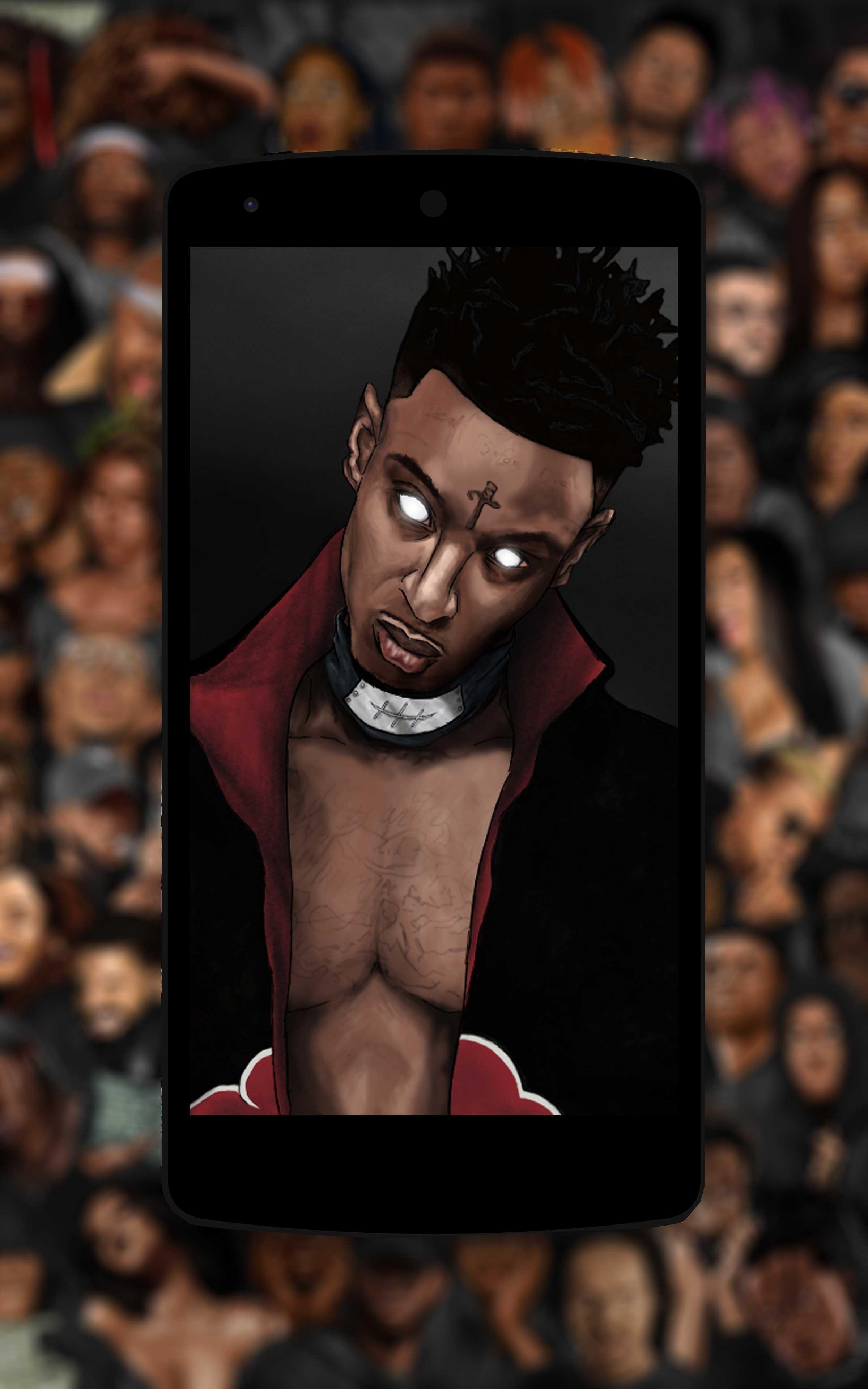 Fire 21 Savage Wallpaper Made By @tylerissoepic On Instagram 🔥 : r/21savage