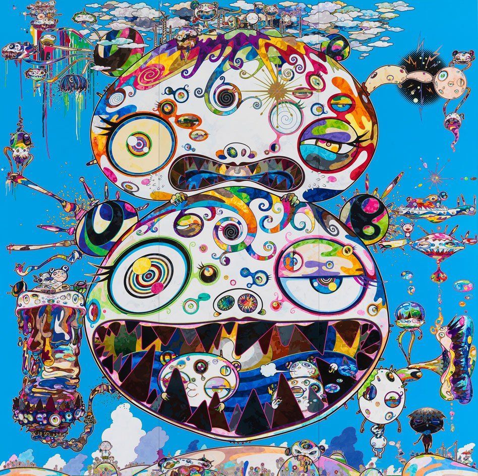 Takashi Murakami Works best with iPhone 11 IOS14  Album on Imgur Takashi  Murakami Flower Art HD phone wallpaper  Pxfuel