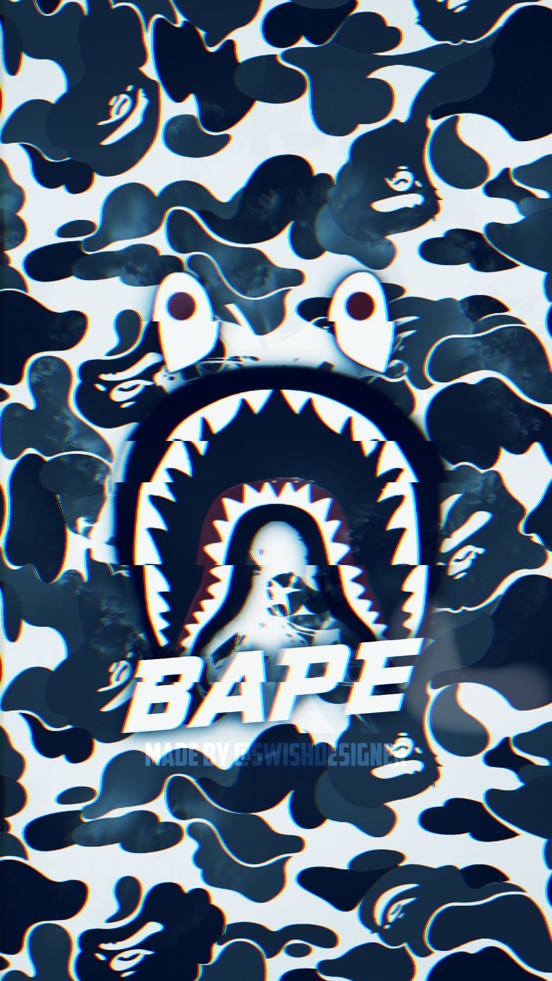 BAPE Shark Camo Wallpapers on WallpaperDog