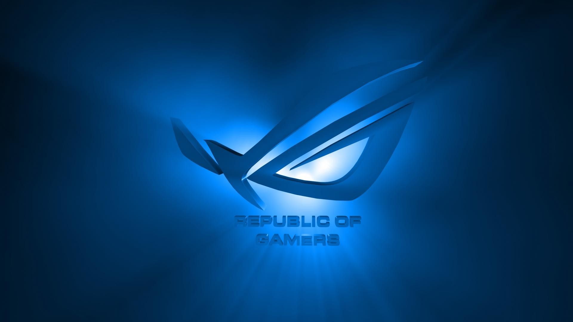 Republic of Gamers Wallpaper 4K, ASUS ROG, Neon background