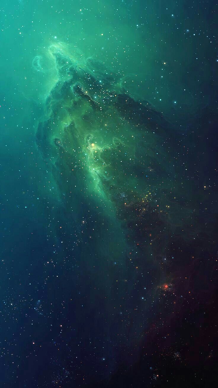 green galaxy tumblr