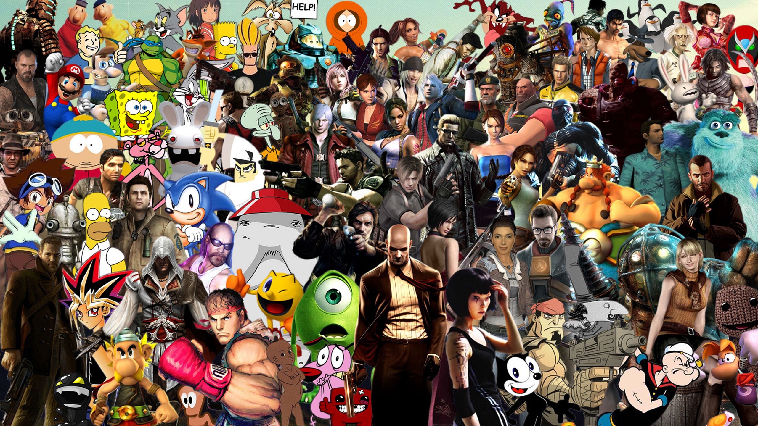 all game characters wallpaper