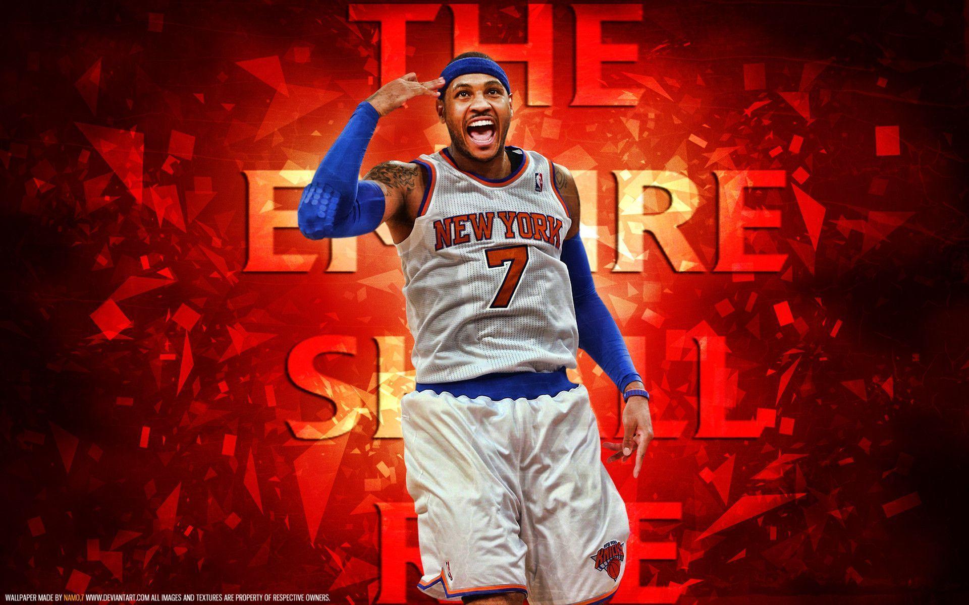 carmelo anthony knicks wallpaper