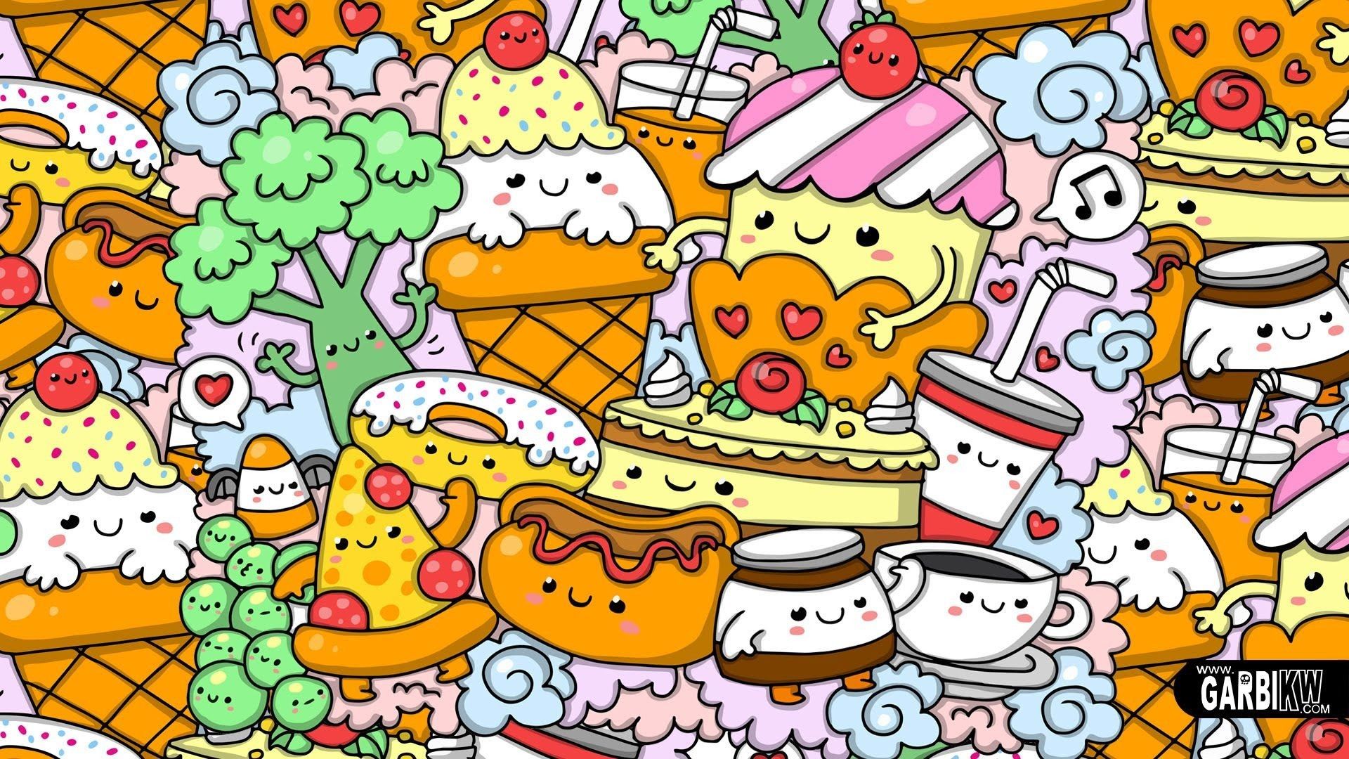 Kawaii Food Wallpapers on WallpaperDog
