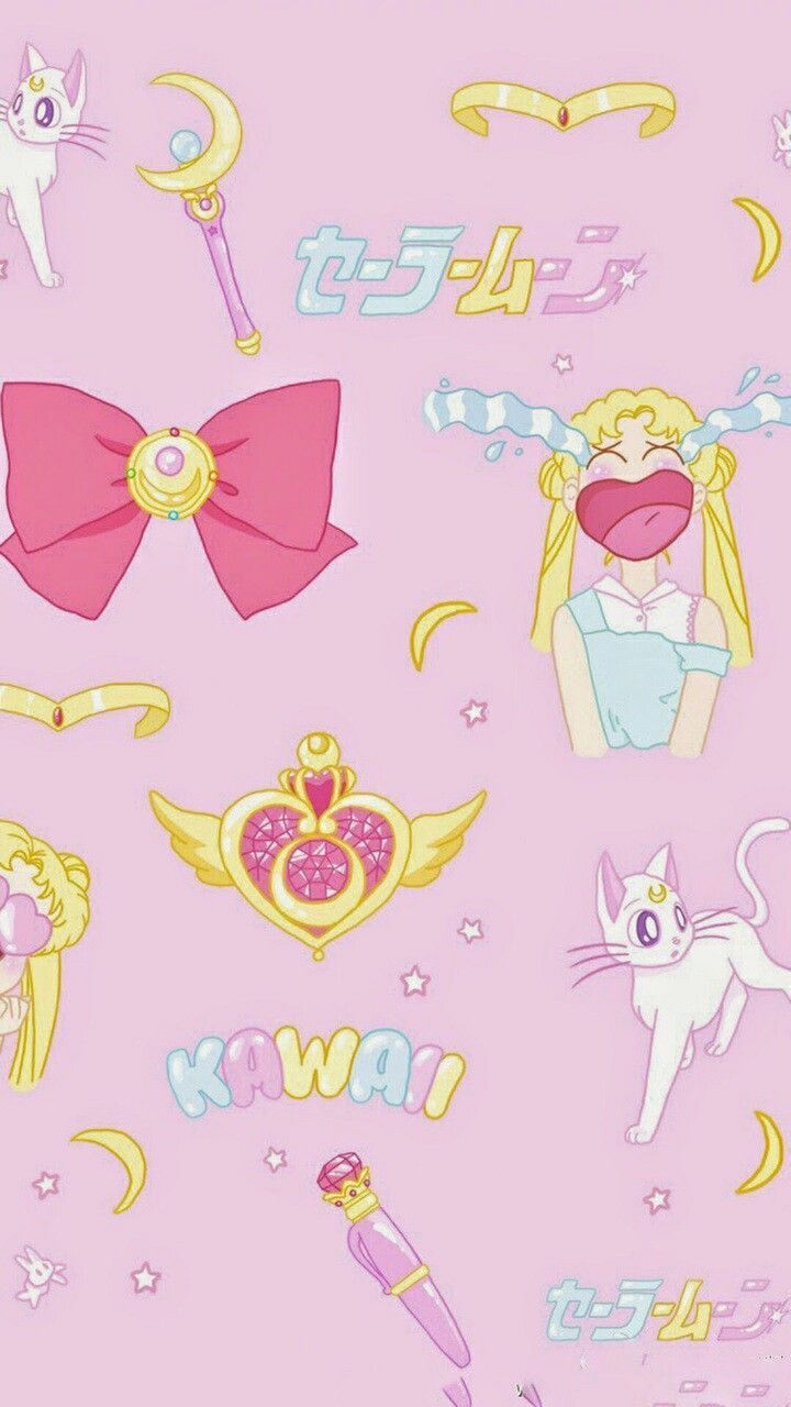 Aesthetic Sailor Moon Phone Wallpapers  Top Free Aesthetic Sailor Moon  Phone Backgrounds  WallpaperAccess