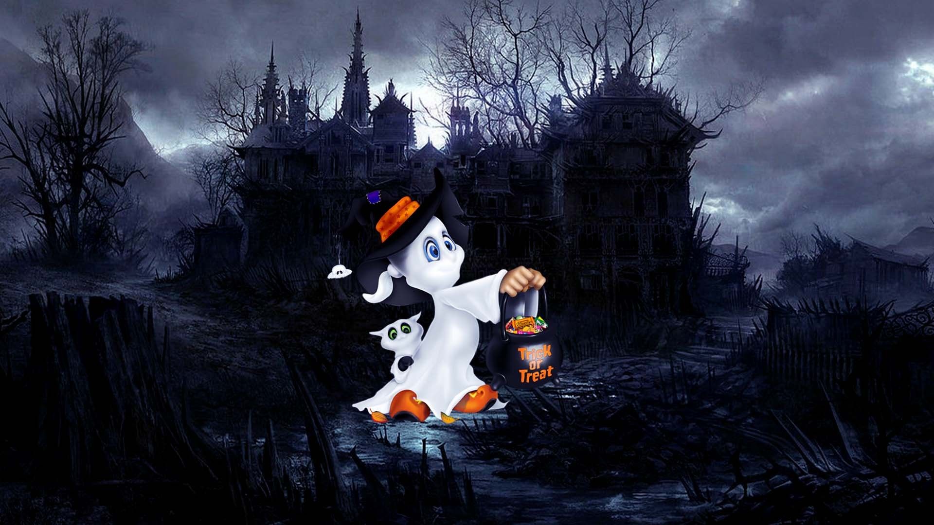 Halloween Ghost Wallpapers on WallpaperDog