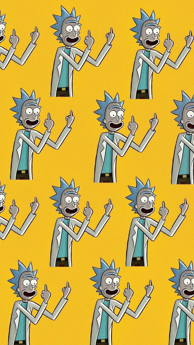 Rick and morty Louis Vuitton wallpaper