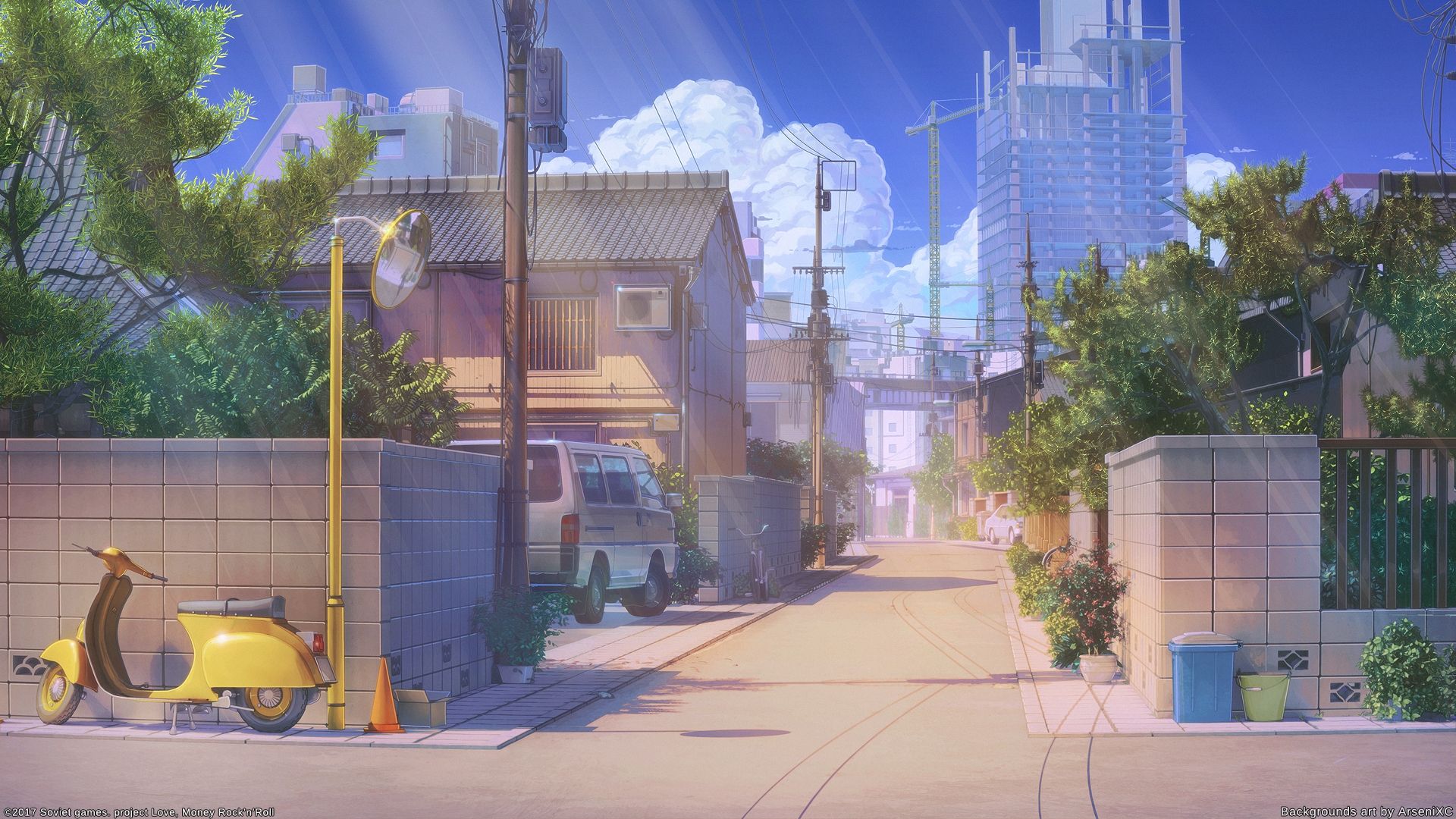 Anime city HD wallpapers  Pxfuel