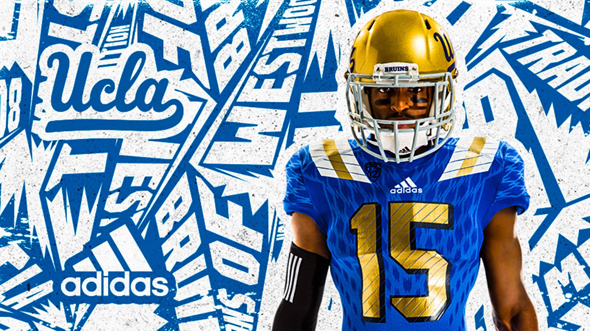 Download wallpapers UCLA Bruinss flag NCAA yellow blue metal background  american football team UCLA Bruins logo USA american football golden  logo UCLA Bruins for desktop free Pictures for desktop free
