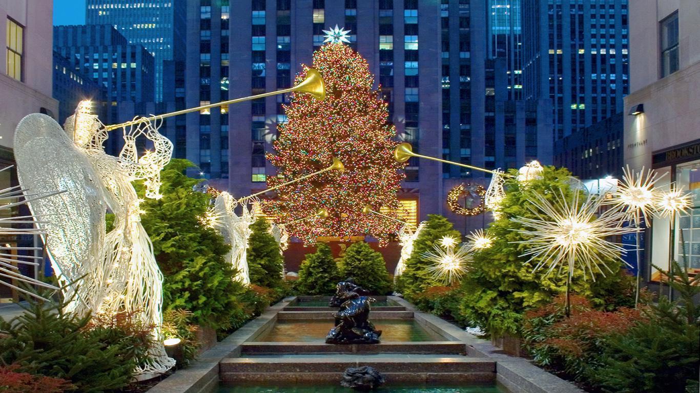 NYC Christmas Wallpapers on WallpaperDog