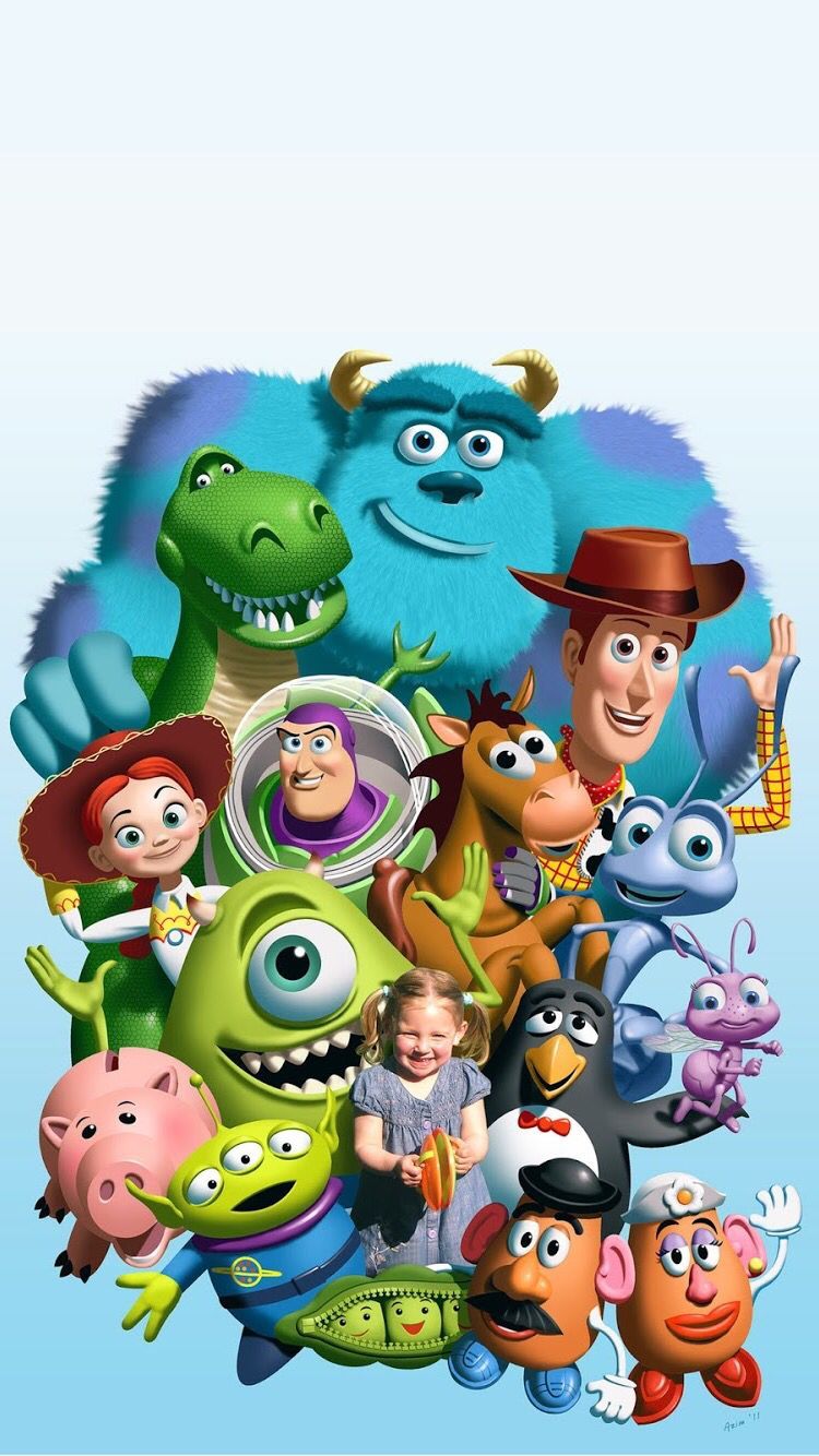 HD disney pixar characters wallpapers