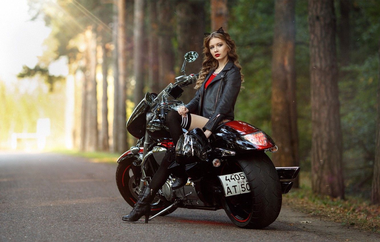 Motorcycle Girl Wallpapers on WallpaperDog