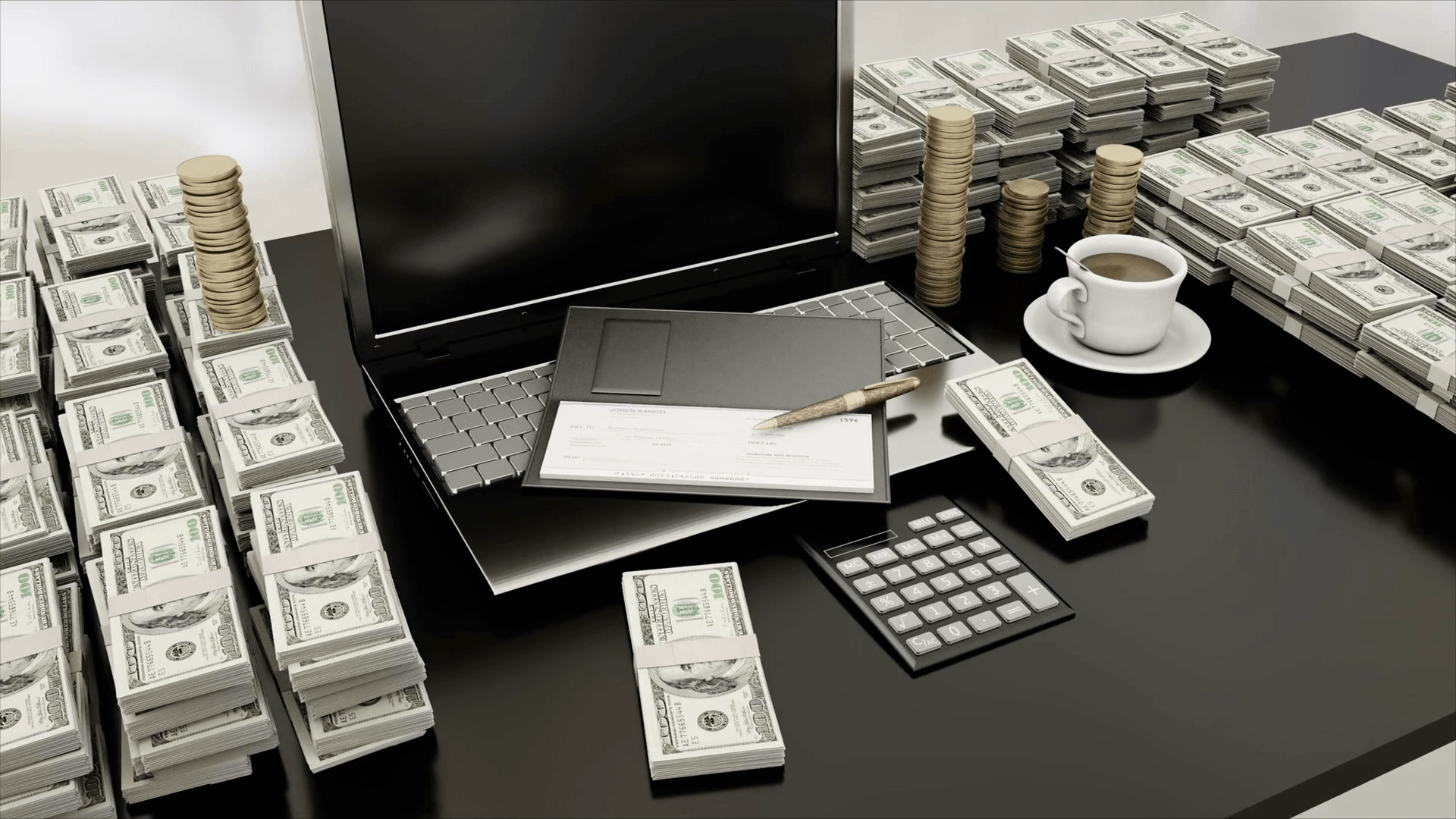 Ноутбук и деньги