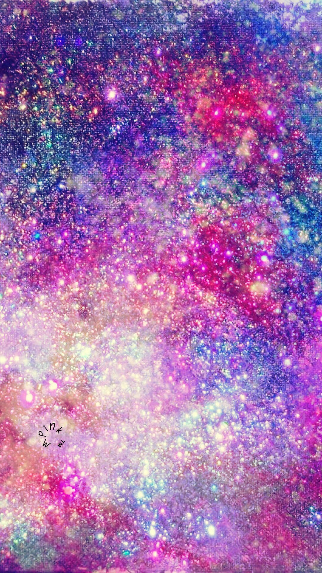 Purple Galaxy Glitter Wallpapers on WallpaperDog