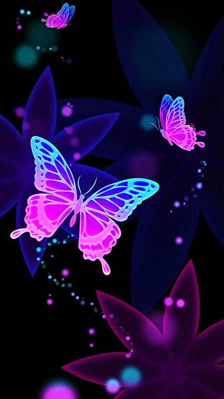 Download wallpapers pink orchids butterflies beautiful flowers floral  art purple backgrounds orchids for desktop free Pictures for desktop free