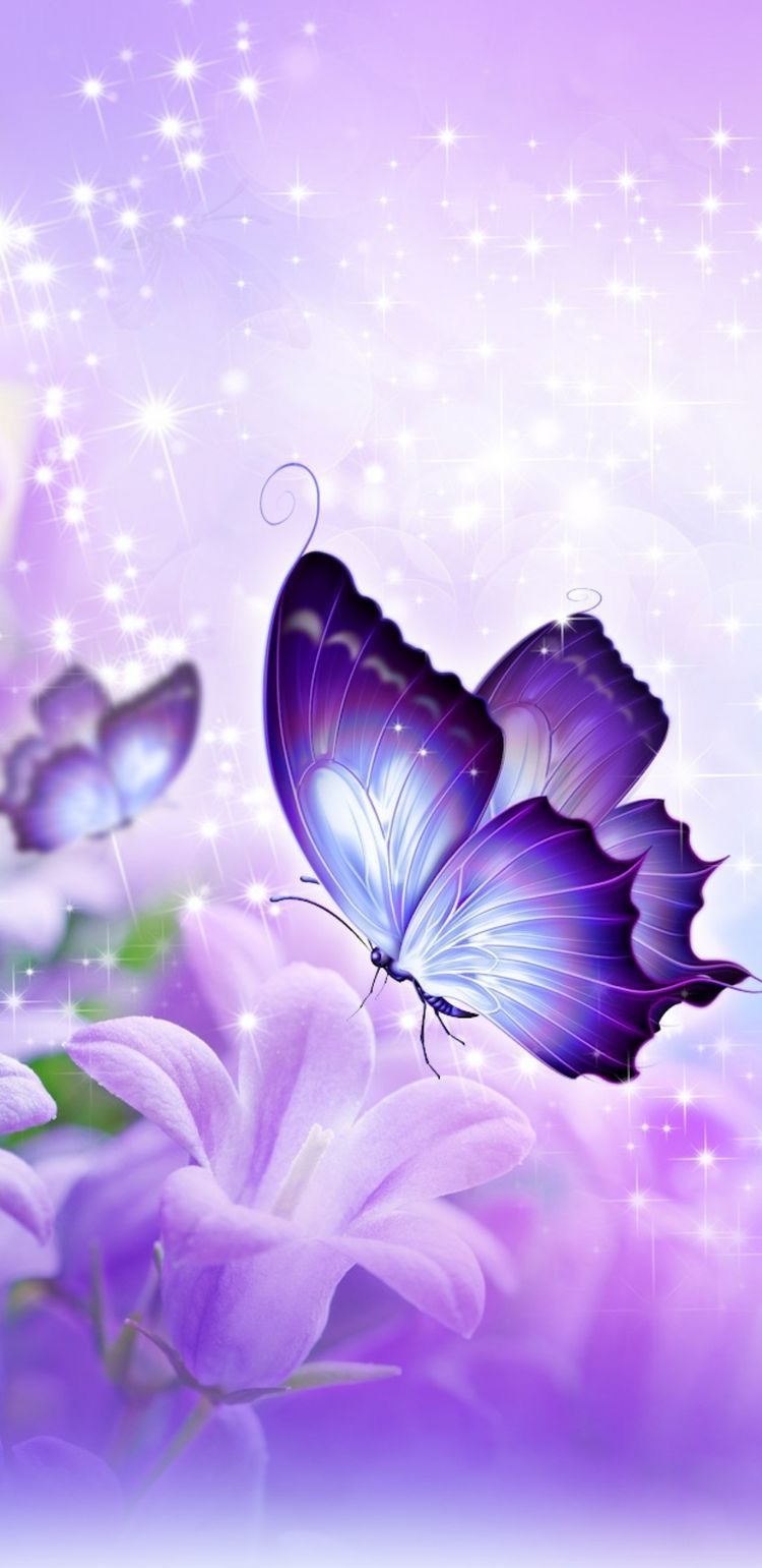 Cute purple butterfly seamless pattern hires stock photography and images   Alamy