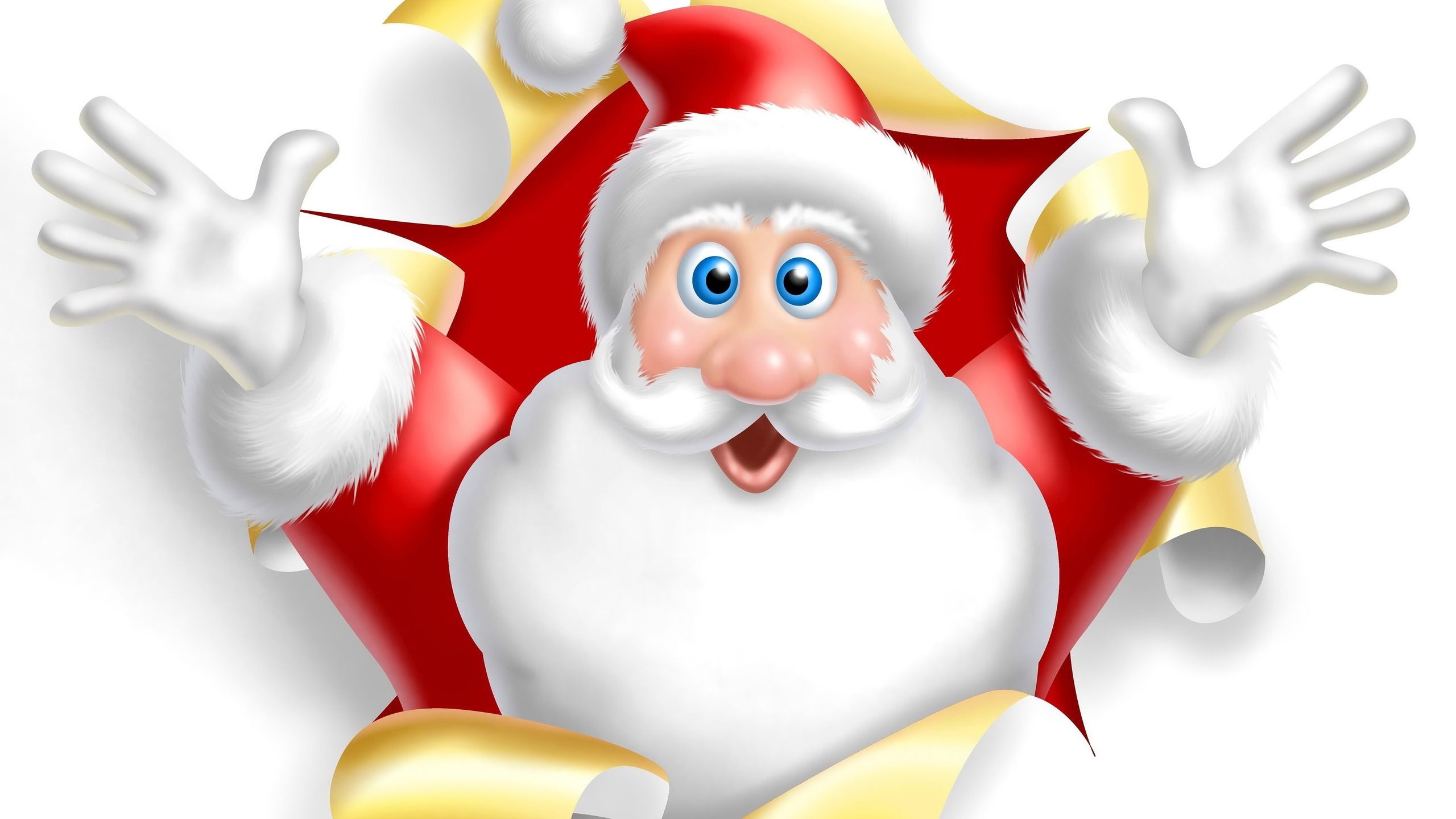 Merry Christmas Santa Claus With Background Of Stars HD Merry Christmas  Wallpapers  HD Wallpapers  ID 94633