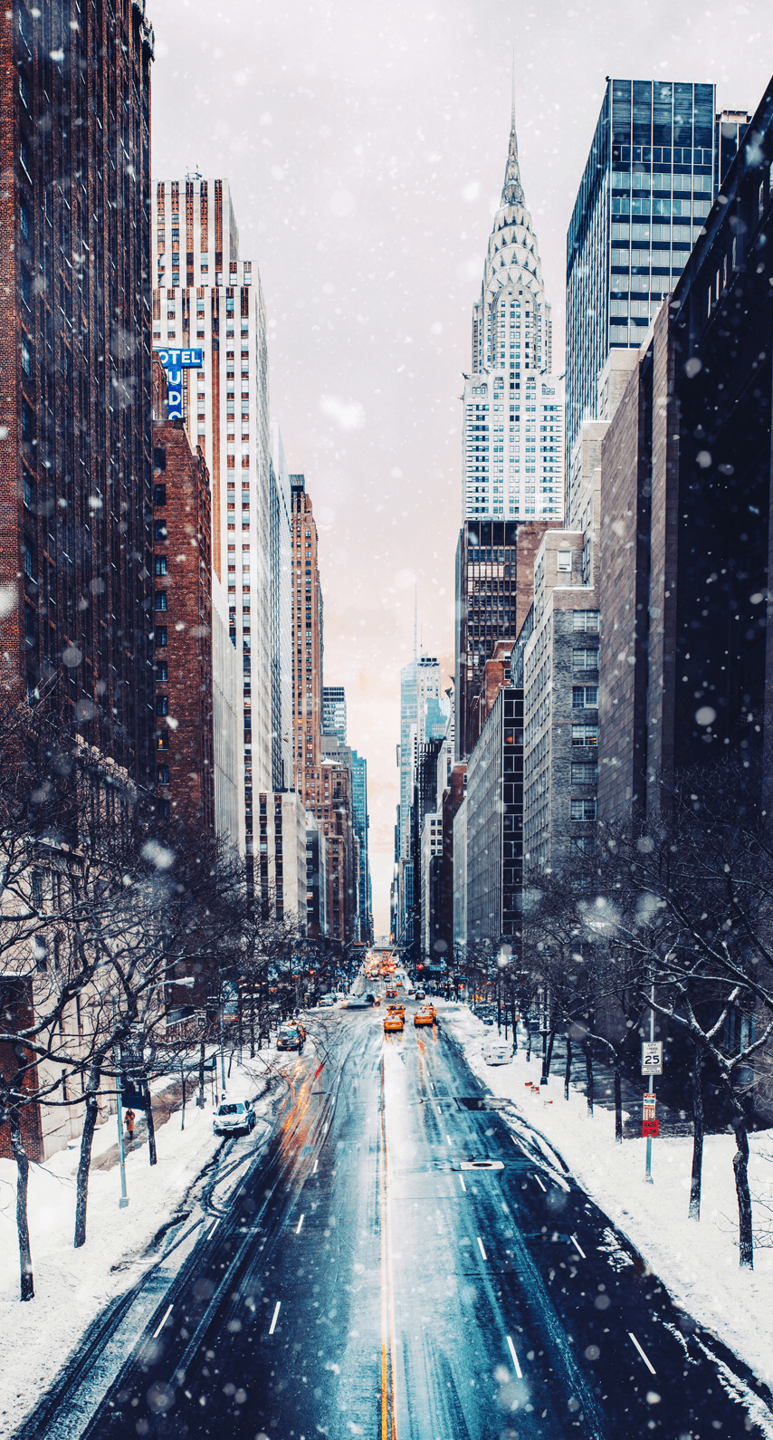 City Snow Wallpapers on WallpaperDog