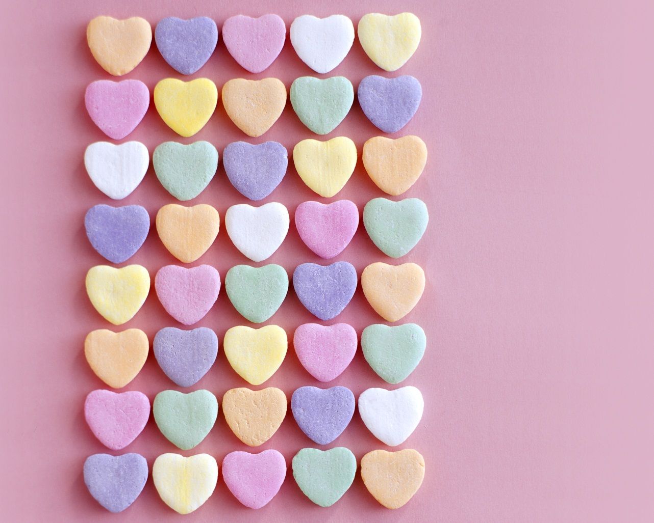 Candy hearts Wallpaper  NawPic
