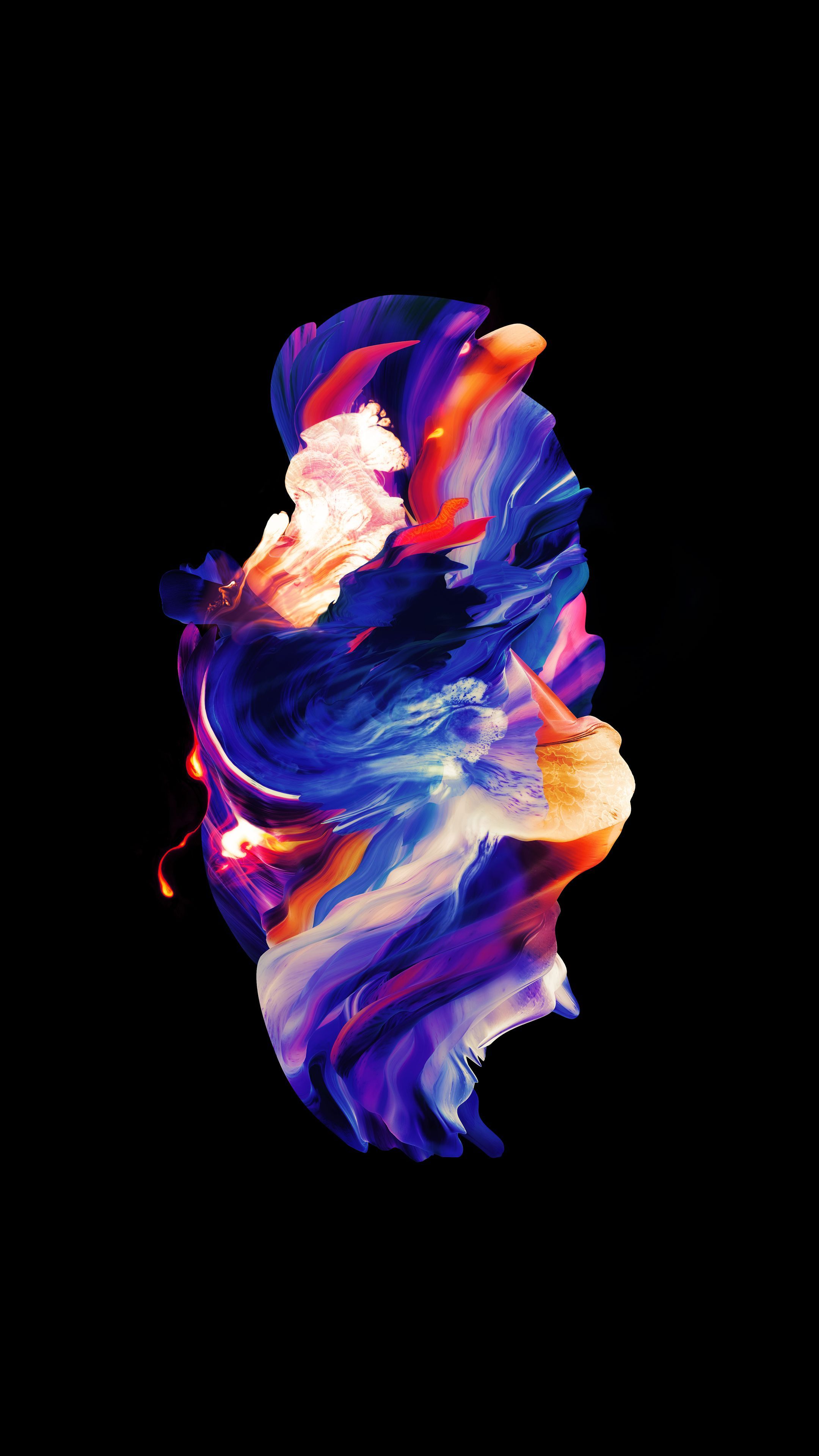 Download HD Amoled Wallpaper – A dynamic blend of colors and forms Wallpaper  | Wallpapers.com