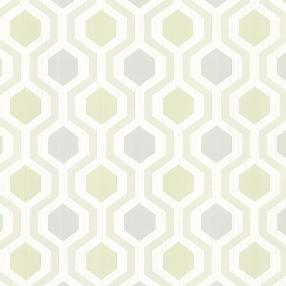 Grey Brewster 2532-20420 Beatrix Modern Geometric Wallpaper 
