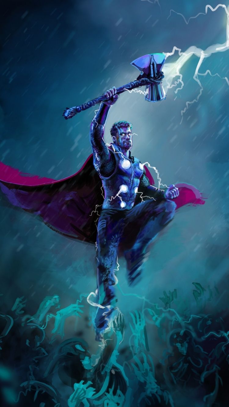 Thor IPhone thor stormbreaker lightning HD phone wallpaper  Pxfuel