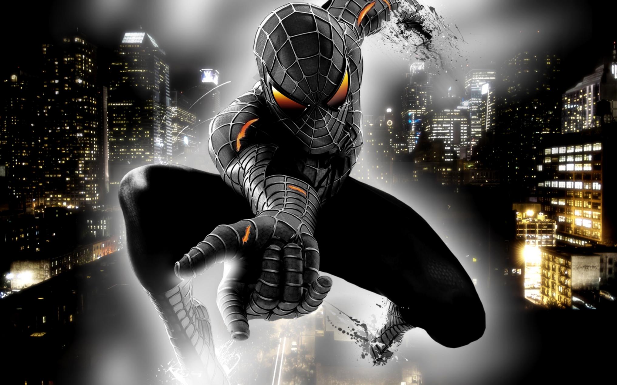 Black Spider-Man Wallpapers on WallpaperDog