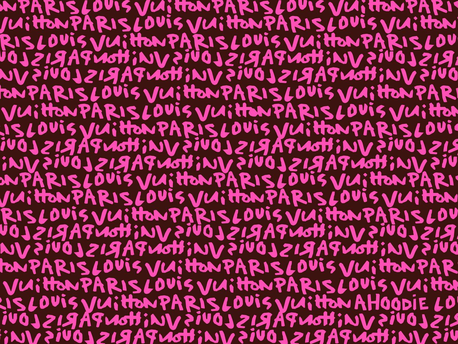 Download The Ultimate in Luxury: Pink Louis Vuitton Wallpaper