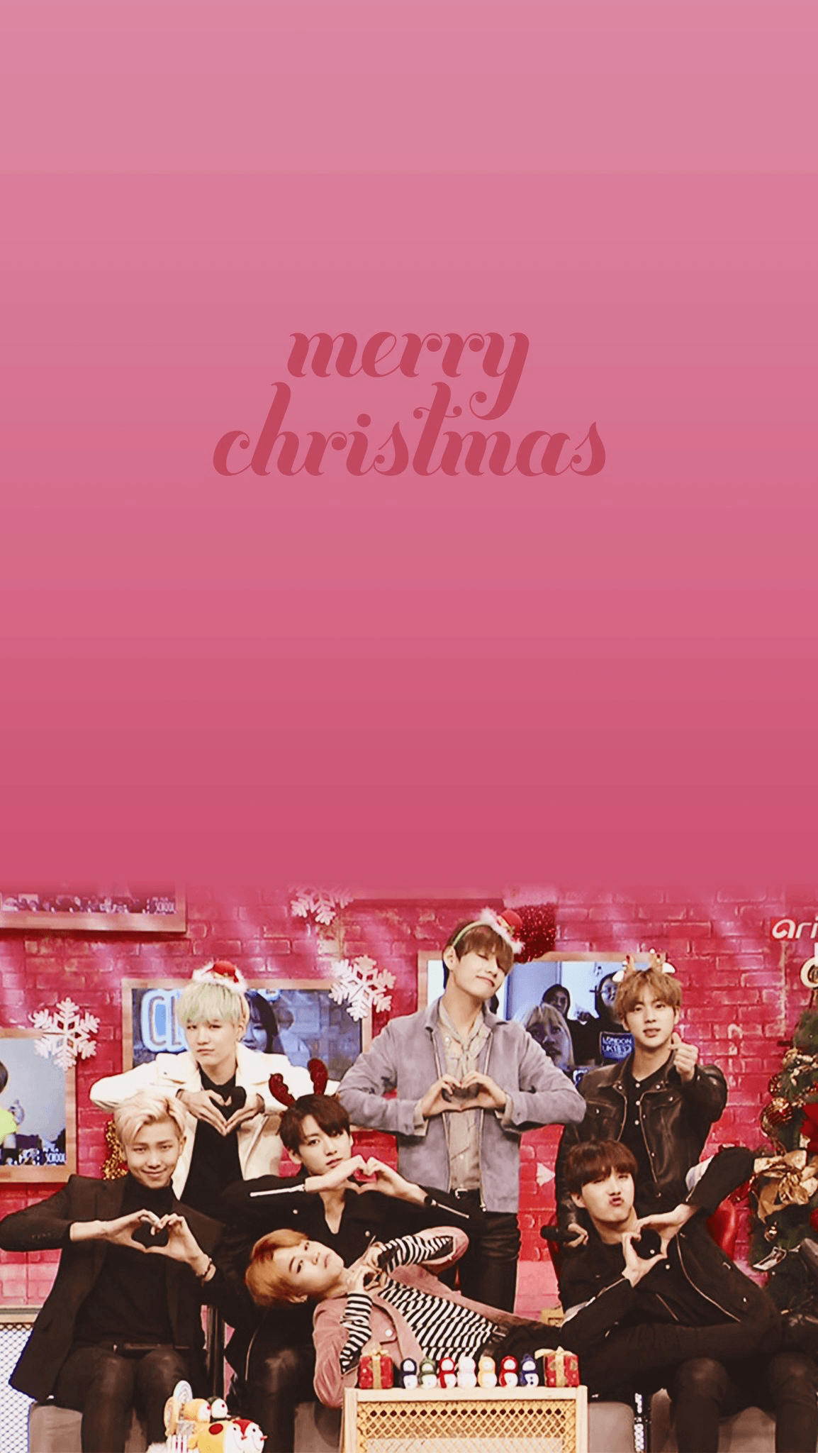 BTS Christmas Wallpapers on WallpaperDog