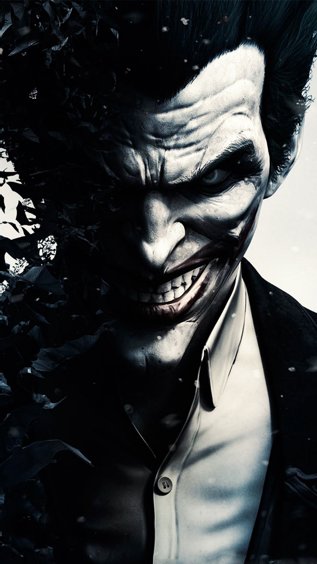 Joker Wallpaper 4K, Mask, Cyberpunk, Dark background