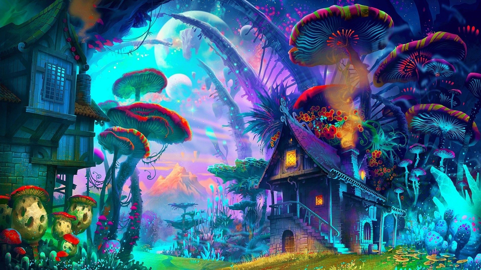 Magic Mushrooms wallpaper by Dravencrow0  Download on ZEDGE  a0d3