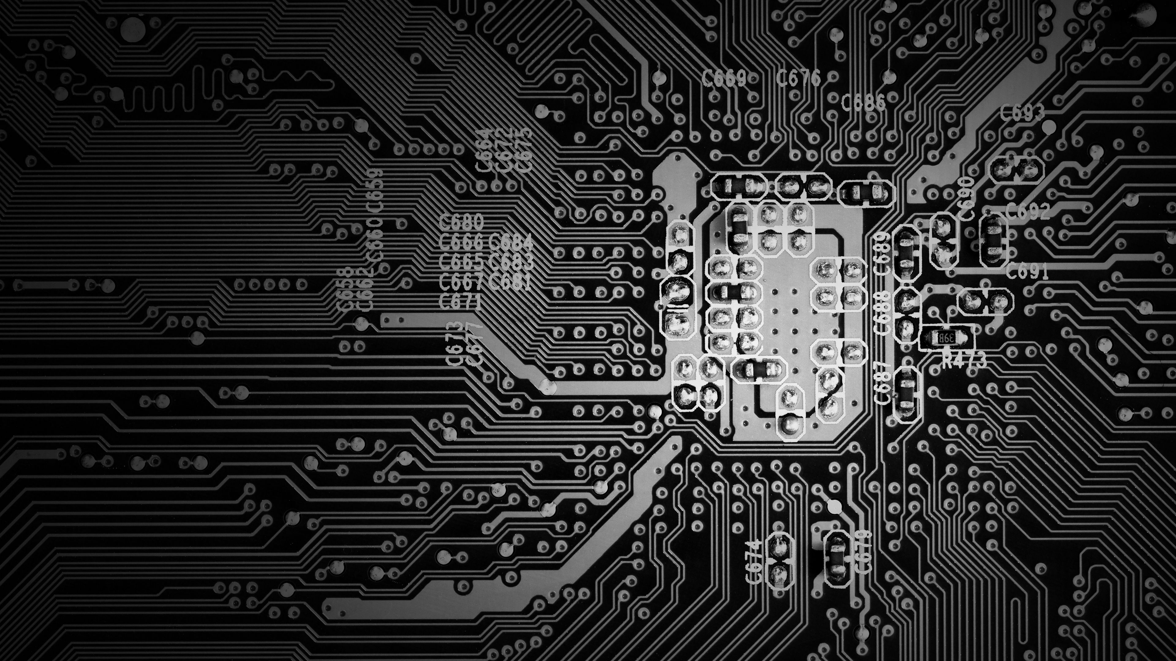 Hand on circuit board wallpaper Vector Image  1807673  StockUnlimited