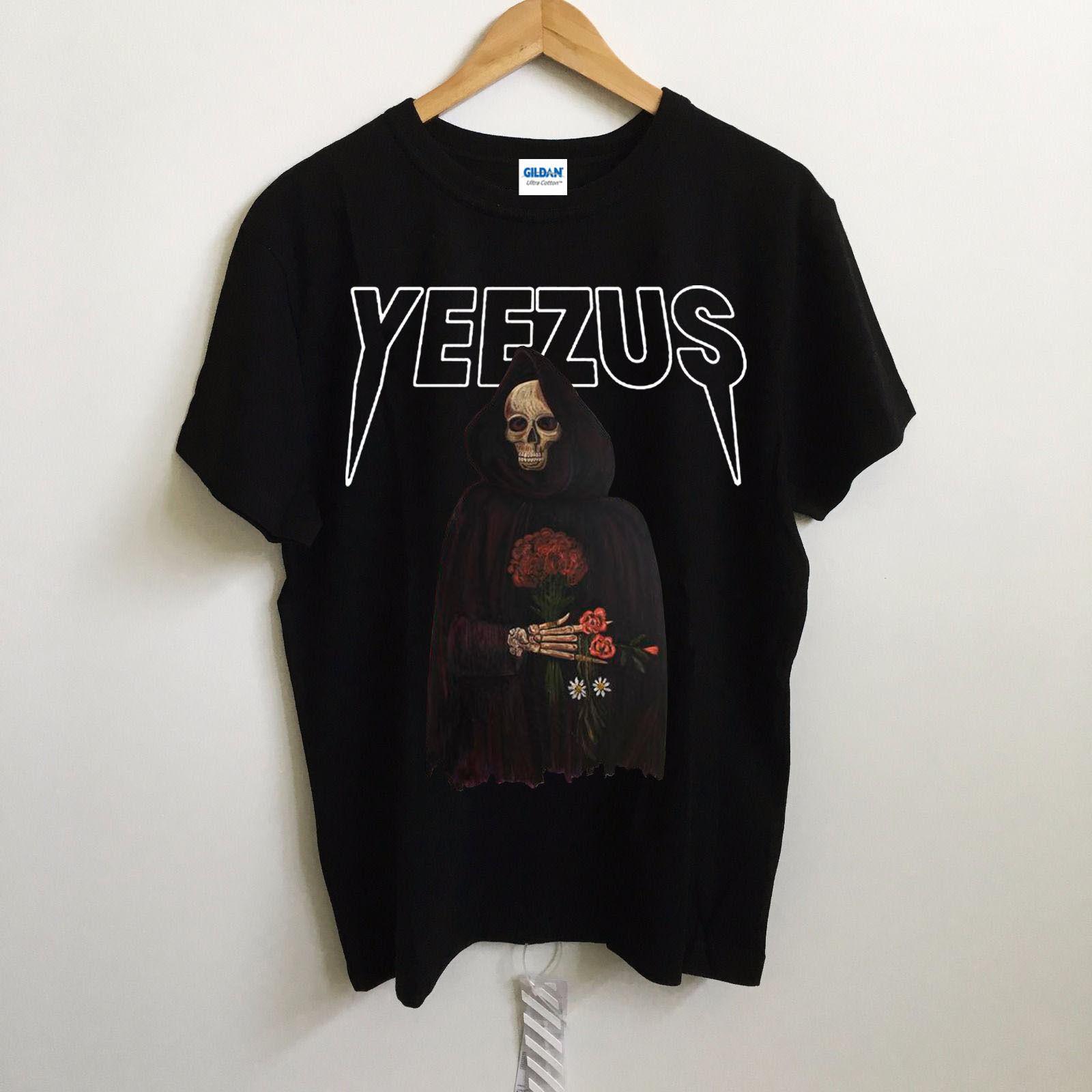 Kanye West Yeezus Tour Merch reaper T Shirt tee yeezy season New Unisex S-5XL... 