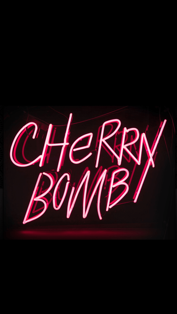 Cherry Bomb Fabric Wallpaper and Home Decor  Spoonflower