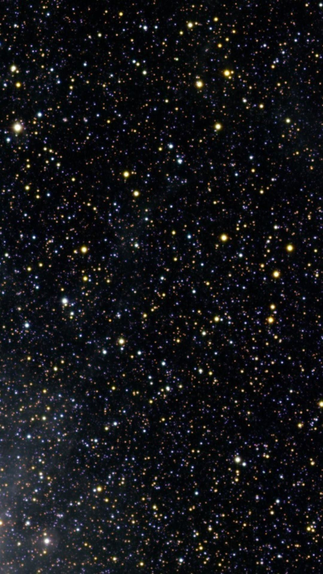 black star space background