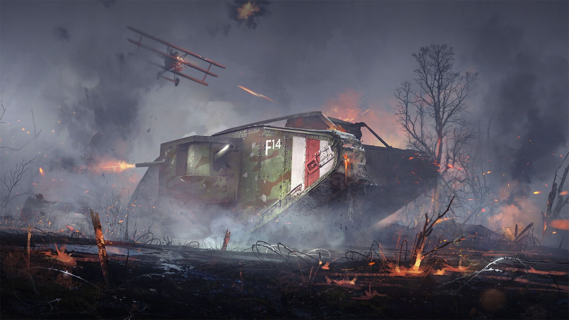 Battlefield 1 - #1 Animated wallpaper - Dreamscene - HD + DDL▽ on