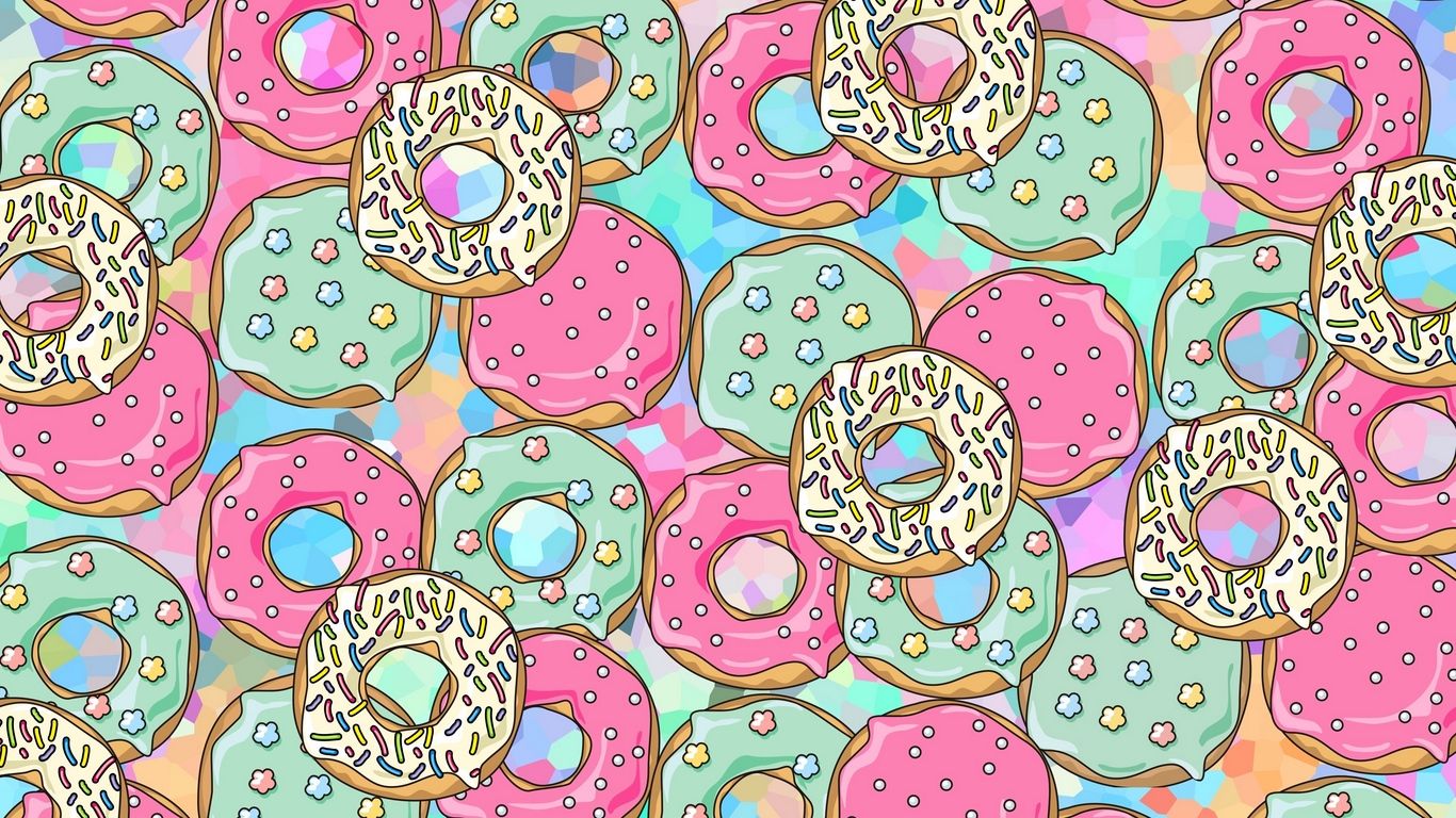 Laptop Donut Wallpapers on WallpaperDog