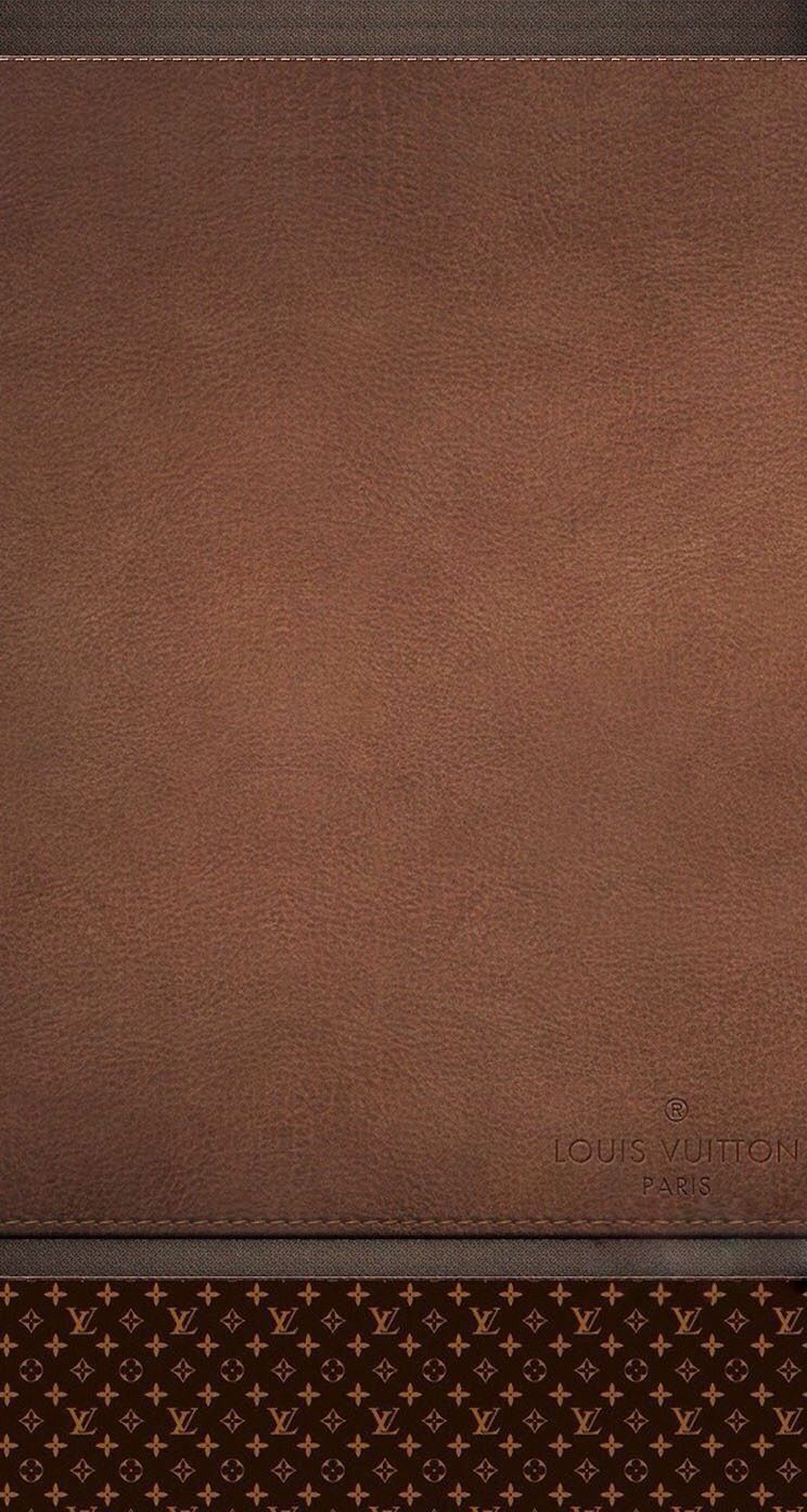 Louis Vuitton Pattern Wallpapers, Brown Leather Wallpaper