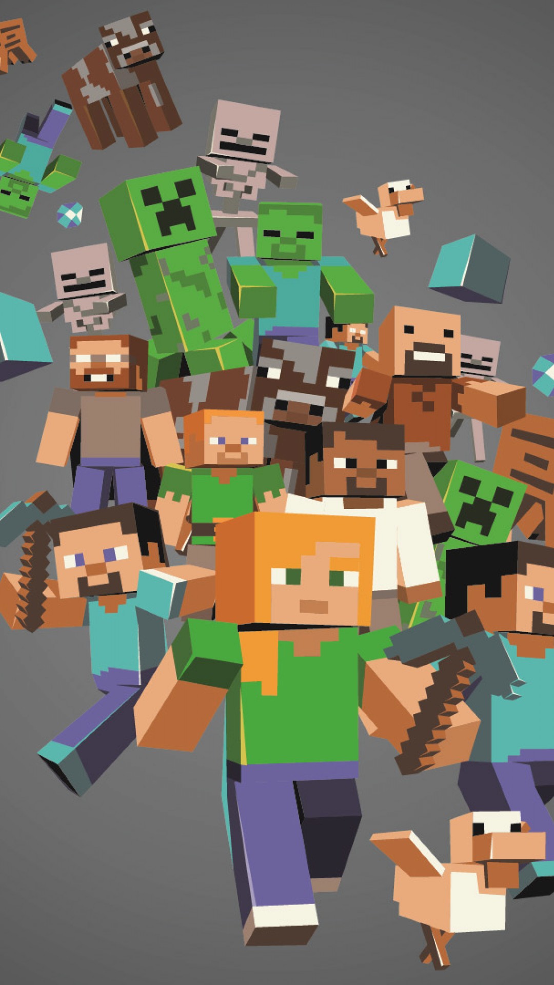 minecraft wallpaper steve sitting