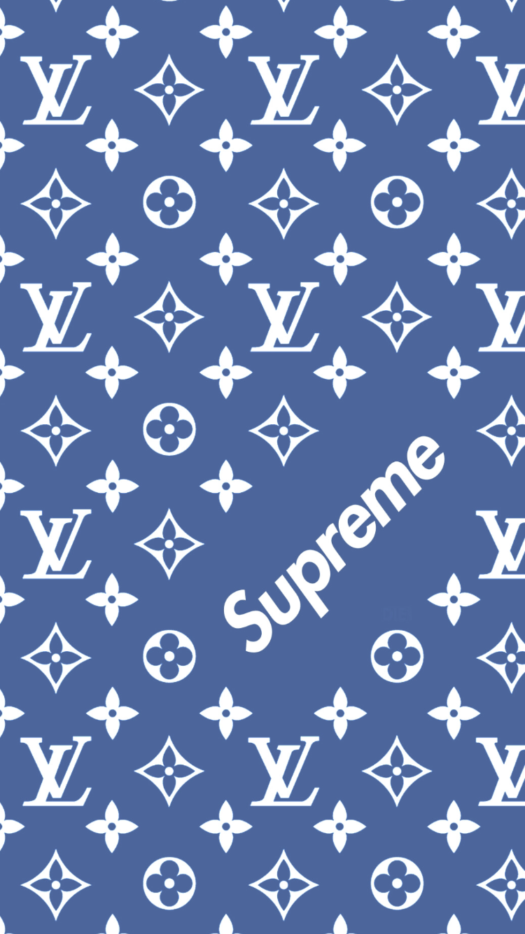Free download Louis Vuitton Supreme teal Supreme iphone wallpaper Bape  [736x1308] for your Desktop, Mobile & Tablet, Explore 28+ White Supreme  Wallpapers