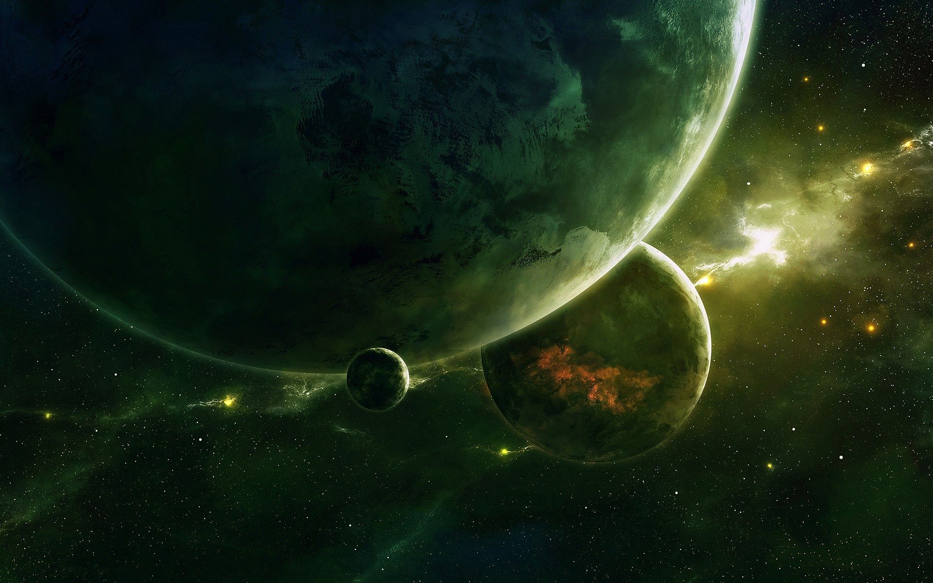 Wallpaper space, game, star, anime, planet, dragon, asian, manga for mobile  and desktop, section сёнэн, resolution 5000x3200 - download