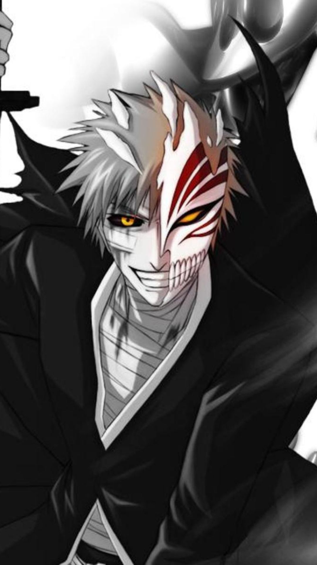 Ichigo Dual Sword Zanpakuto Bleach TYBW 4K Wallpaper iPhone HD Phone #7781i