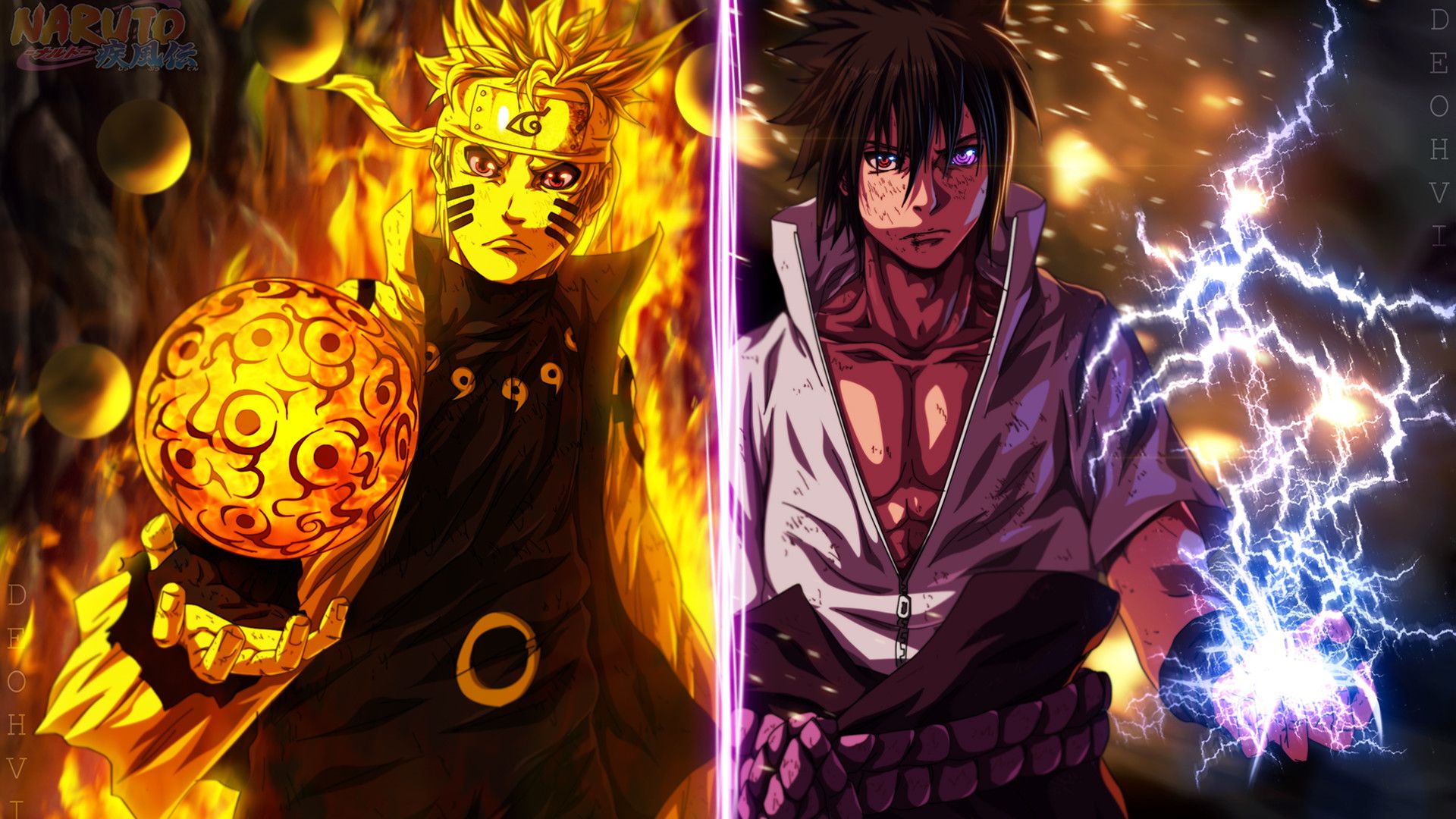 Anime  Naruto and Fox HD wallpaper download