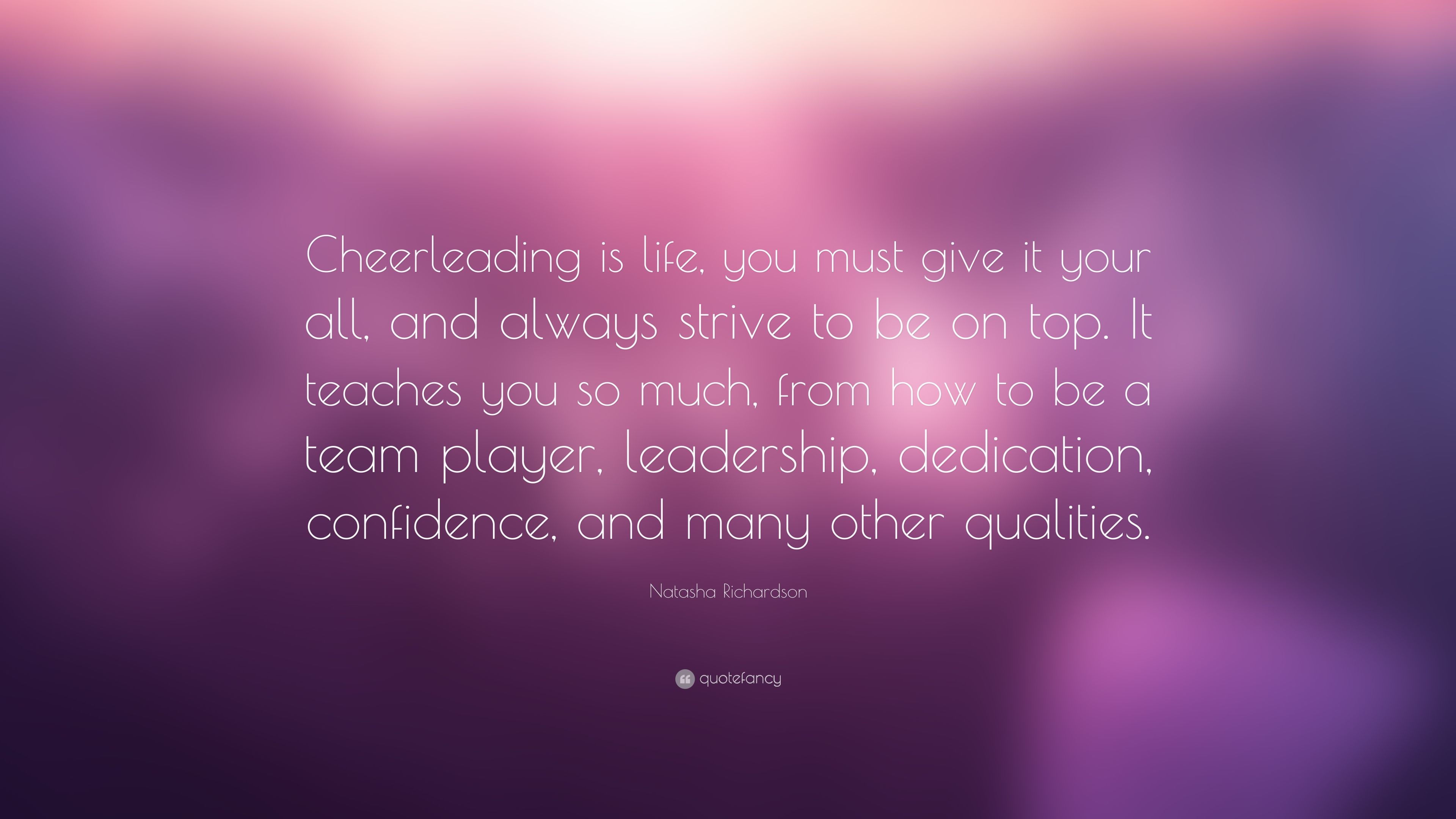 Cheerleading Quote Wallpapers on WallpaperDog