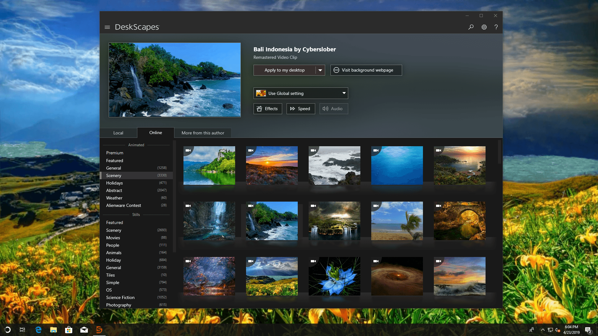 Установить программу живые обои. DESKSCAPES. Ключ к DESKSCAPES. DESKSCAPES 12. Как удалить живые обои с ПК.