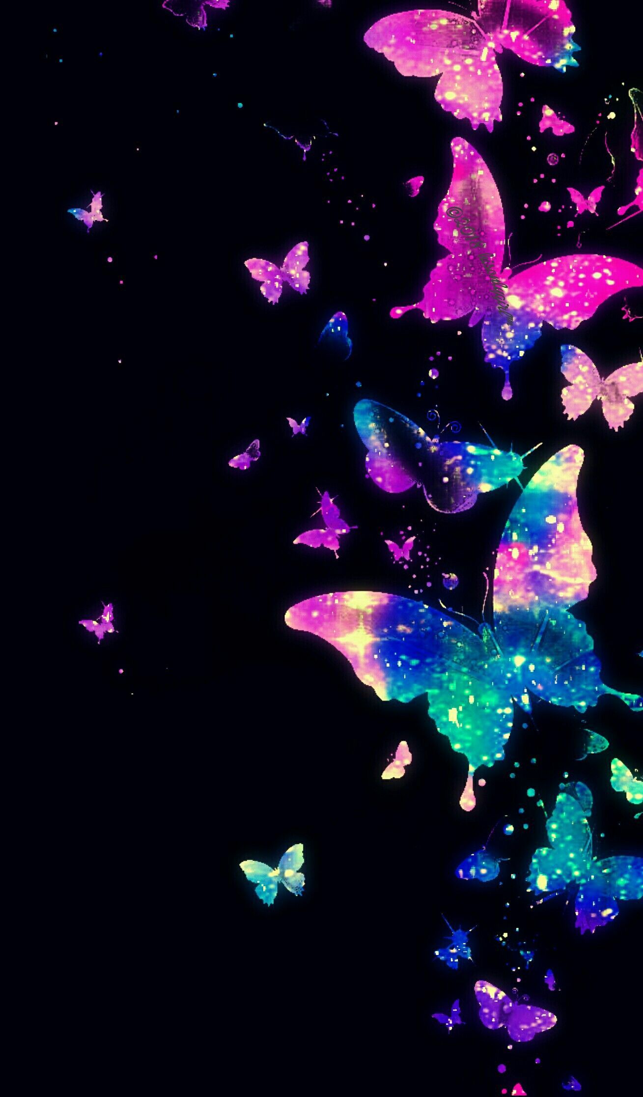 Bạn sẽ thích với bức hình nền Galaxy Butterfly, bởi đó là một hình nền hoàn hảo cho màn hình điện thoại của bạn. Với những tông màu xanh đen và xanh lá cây, hình ảnh bướm tinh tú sẽ mang đến cho bạn cảm giác năng động, tươi mới và cực kỳ thú vị. Không chỉ là vật nuôi trên trời vô cùng đẹp mắt mà còn là món quà cho đôi mắt của bạn!