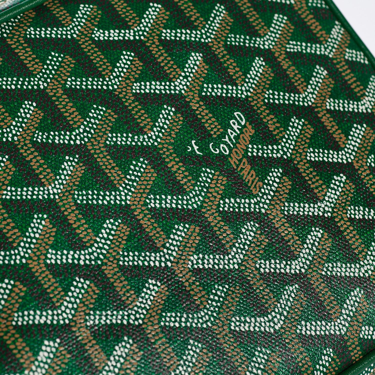 Green Goyard Pattern - Tap to see more goyard wallpapers