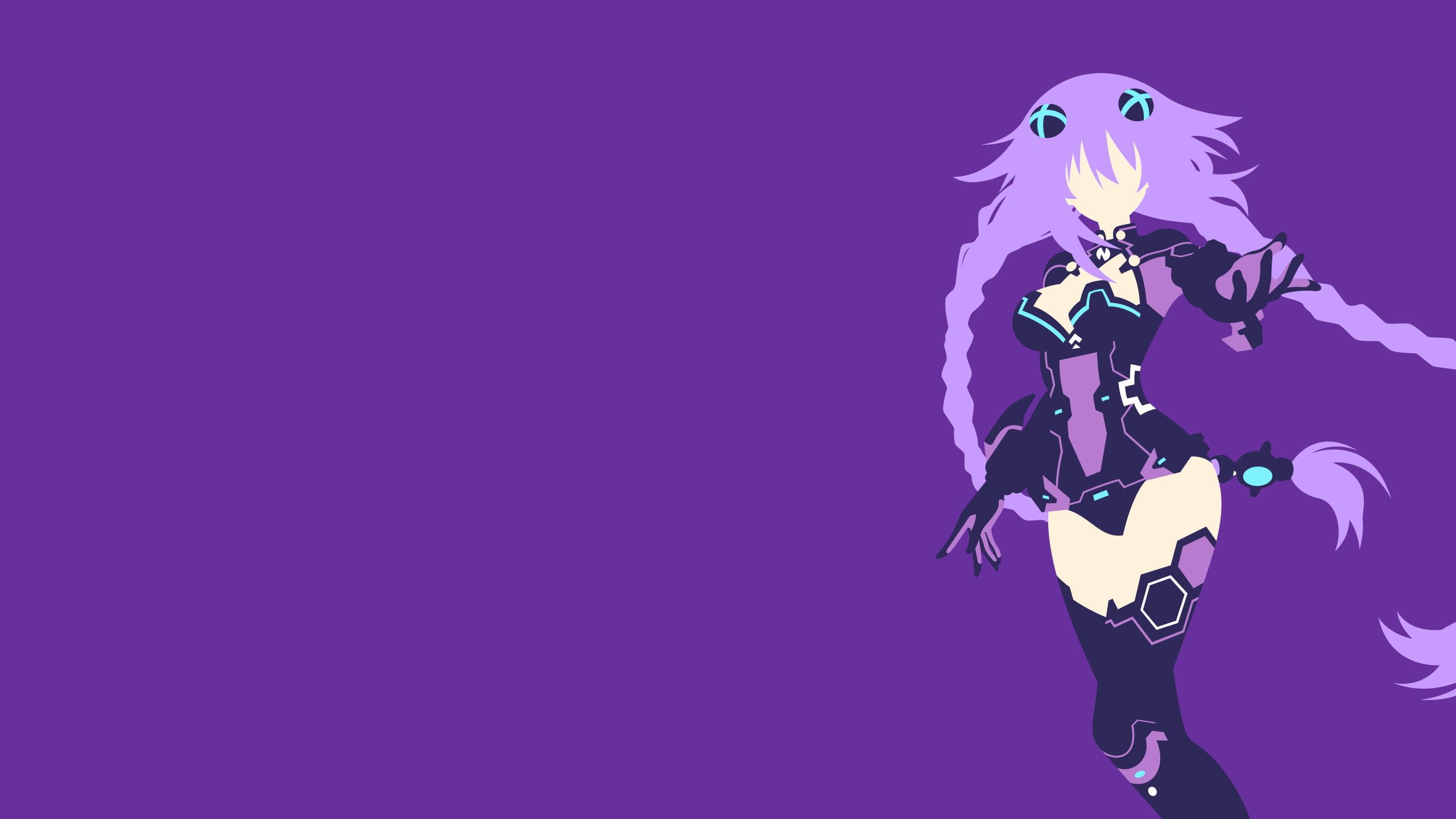 Pc anime aesthetic purple HD wallpaper